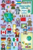 Kids Around the World clip art for teachers by DJ Inkers