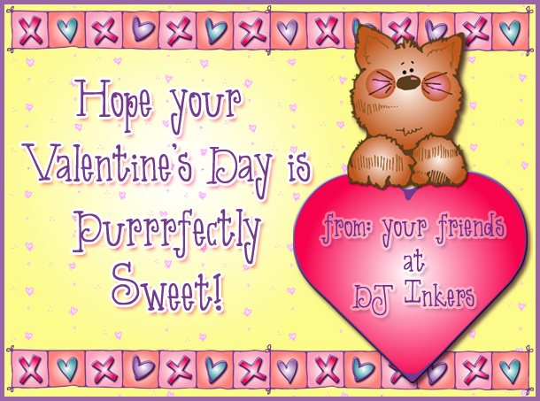 Fun February clip art for love &amp; Valentine's Day by DJ Inkers