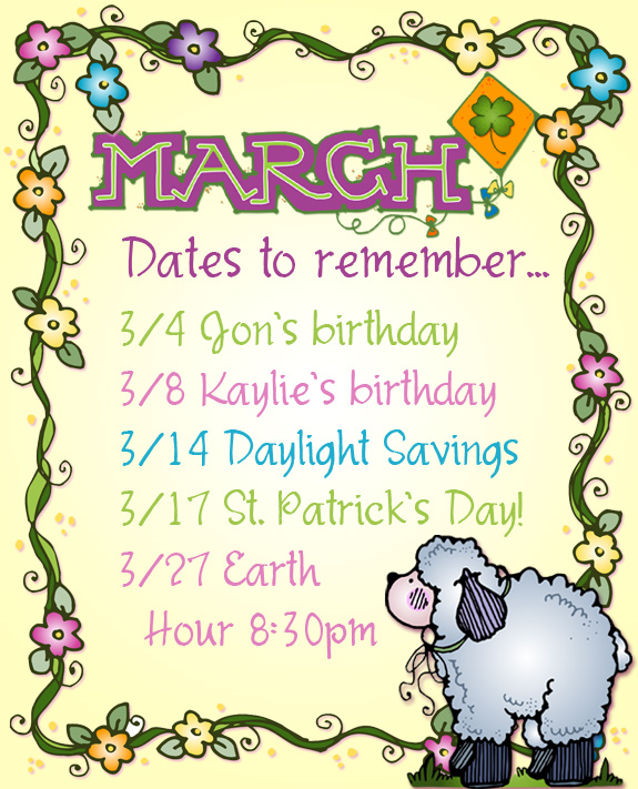 Clip art for March and St. Patrick's Day by DJ Inkers