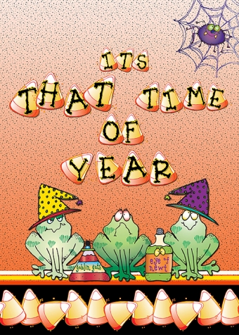 It's that time of year! Halloween card and clip art by DJ Inkers