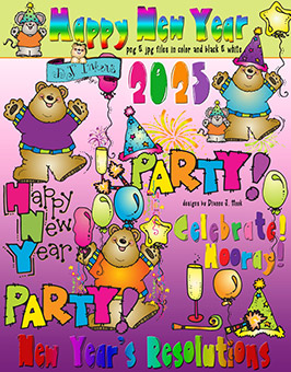 Happy New Year Clip Art Download