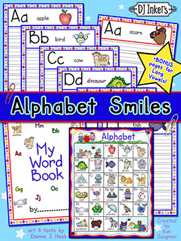 Alphabet Smiles - Handwriting & Letter Sounds Workbook