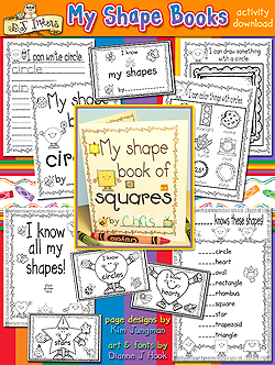 My Shape Books Learning Printables