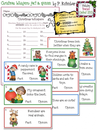 Christmas Whispers activity made by Patty Rutenbar with DJ Inkers holiday clip art