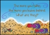 Footprints riddle with beach clip art by DJ Inkers