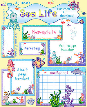 Sea Life Classroom Kit Download