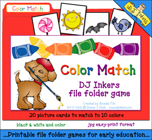 Color Match File Folder Game Download