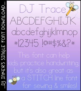 DJ Trace is a handwriting font without the template by DJ Inkers