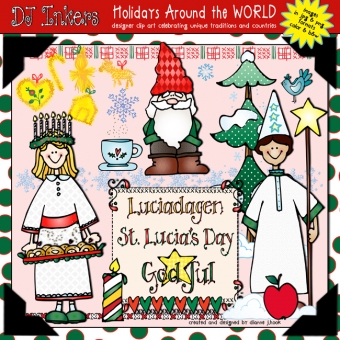 Learn about St. Lucia Day and holidays around the world with DJ Inkers