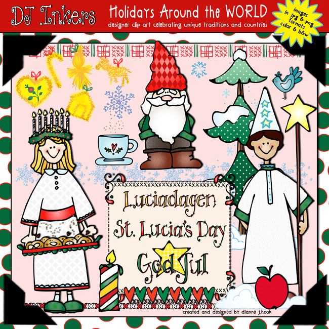 Learn about St. Lucia Day and holidays around the world with DJ Inkers