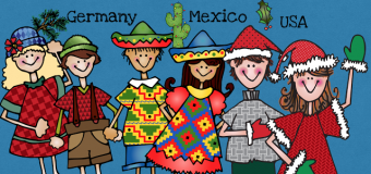 Kids and Holidays Around the World clip art by DJ Inkers