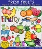 Fresh fruit clip art for kids by DJ Inkers