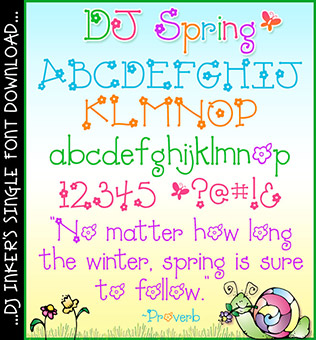 DJ Spring Font Download