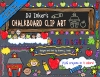 School clip art for teachers in cute chalkboard style by DJ Inkers