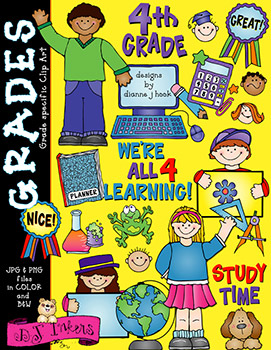 Cute Fourth Grade Clip Art Download