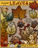 Autumn Leaves Zen Doodle clip art for fall by DJ Inkers