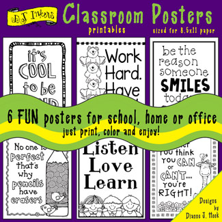 free printable educational posters for kids