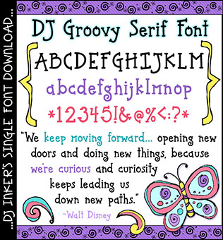 DJ Groovy Serif Font Download