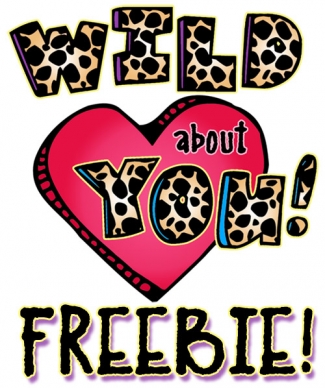 Wild About You Clip Art Freebie