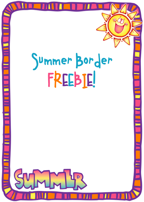 summer border clip art free