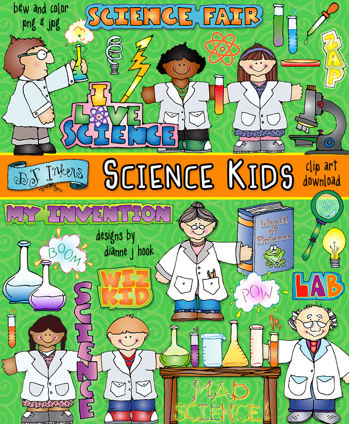 science fair clip art for kids