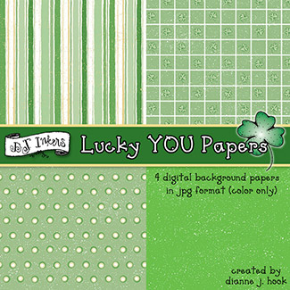 Lucky You - Digital Backgrounds for Spring
