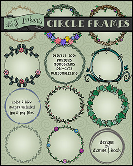 Circle Frames Clip Art Download
