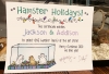 Hamster holiday gift certificate made with clip art and fonts by DJ Inkers