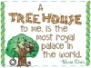 Treehouse sign for kids with clip art and fonts by DJ Inkers