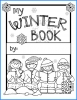 Winter workbook for kids with clip art and fonts by DJ Inkers