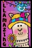 Lovely Llama llamazing clip art and bold cookie font by DJ Inkers