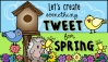 Create something tweet with cute clip art and fonts by DJ Inkers