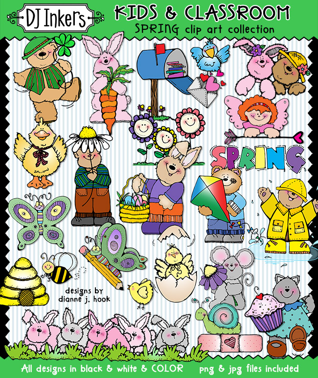 spring pictures for kids clipart