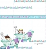 Bath time clip art borders by DJ Inkers