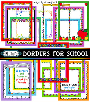 printable school borders