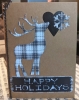 Happy Holidays card made with Cricut and DJ Inkers art and fonts