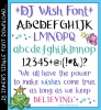 Make a little magic with DJ Wish, a lovely calligraphy font by DJ Inkers