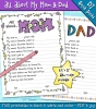 Find out how much kids know about Mom or Dad with this fun activity by DJ Inkers