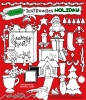 Just Doodles Holiday clip art for Christmas time by DJ Inkers