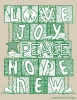 Love, Joy, Peace and Hope card with clip art by DJ Inkers