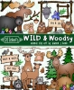 Wild and woodsy clip art animals from the mountains and forest by DJ Inkers