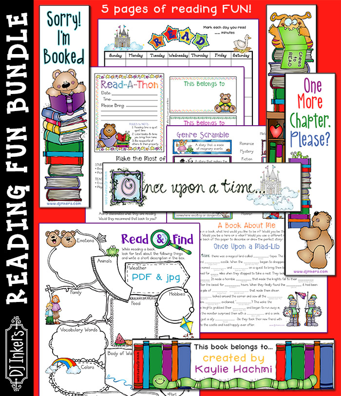 5 Fun Reading Activities For Kids And Bookworms By DJ Inkers