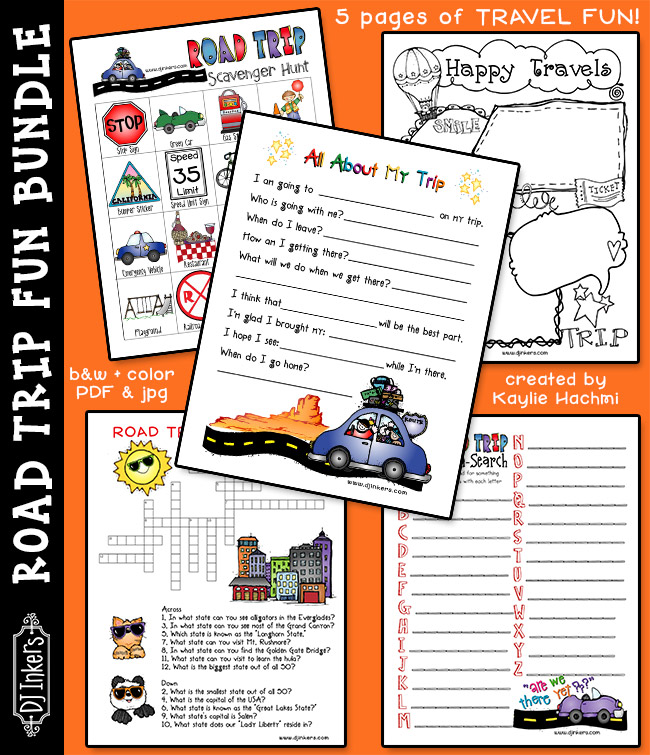 Free Printable Road Trip Games for Kids That Are ACTUALLY Fun!