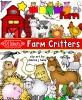 Cute farm animal clip art for kids by DJ Inkers