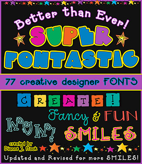 Super Font-astic Collection - 77 Fonts by DJ Inkers