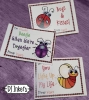 Bugs and Kisses - Digital or Printable Valentines