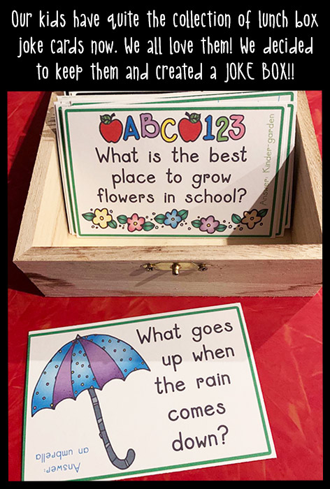 Pack a warm spring smile in your lunch box with these fun joke cards by ...