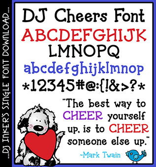 DJ Cheers Font Download