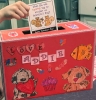 Valentine mailbox made with DJ Inkers clip art and joke cards