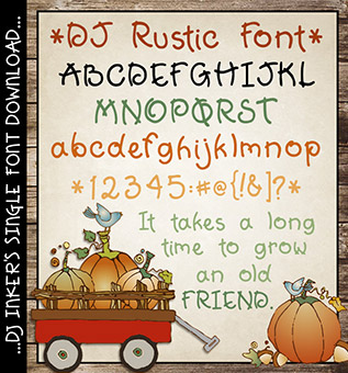 DJ Rustic Font Download